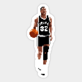 Sean Elliott Pixel Dribble Sticker